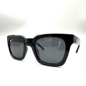 Knockaround Songbirds- Piano Black Black Square Polarized Sunglasses 50-19-145